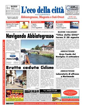 L'eco della città del 31 luglio 2018