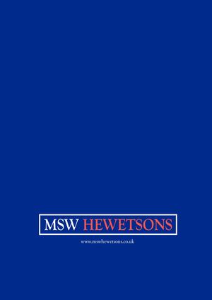 MSW Hewetsons Brochure