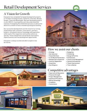 2018 Retail Development Services