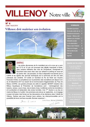 Villenoy Notre Ville Juillet Aout