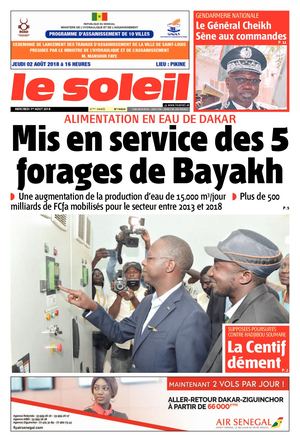 Edition Du 1er Aout 2018