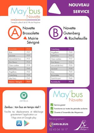 Maybus Navette Ligne A et B