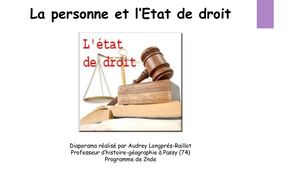 Emc La Personne Et L'etat De Droit