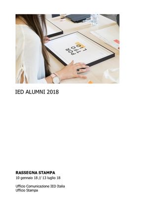 Rassegna Stampa Ied Alumni 2018