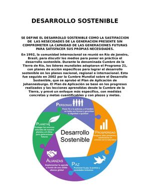 Desarrollo Sostenible 1