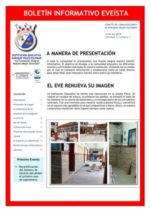 Boletin Informativo Eveista