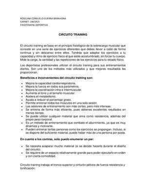 Tipos De Ejercicios Y Metodos De Entrenamientos Que Se Trabajan Con Los Deportistas