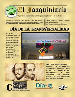 El Joaquiniario - Periódico escolar Joaquín Montoya