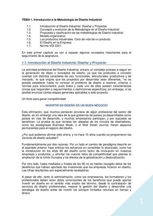 METODOLOGÍA DEL DISEÑO INDUSTRIAL