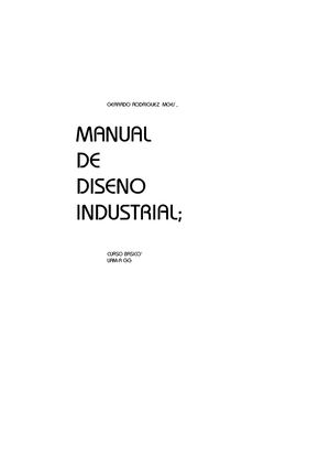 MANUAL DE DISEÑO INDUSTRIAL