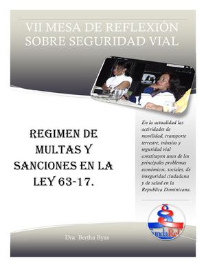 Régimen De Multas Y Sanciones En Ley 63 17