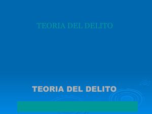 Teoria Del Delito