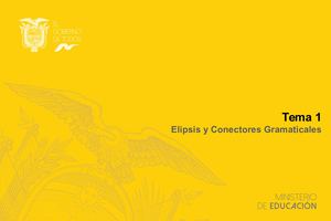 Tema 1 Elipsis Y Conectores