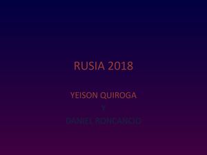 Mundial De Rusia 2018