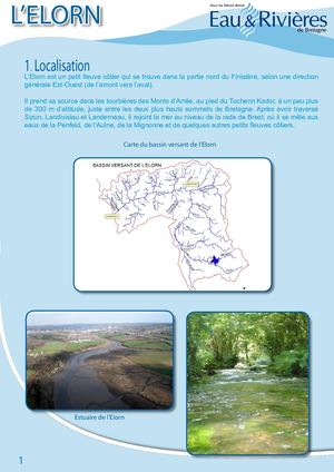 Fiche Pédagogique Elorn - Eau & Rivières De Bretagne