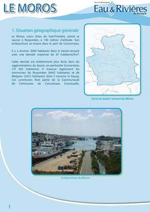 Fiche Pédagogique Moros - Eau & Rivières De Bretagne