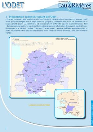 Fiche Pédagogique Odet - Eau & Rivières De Bretagne