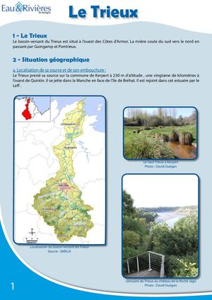 Fiche Pédagogique Trieux - Eau & Rivières De Bretagne