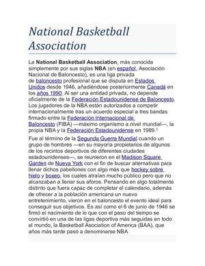 National Basketball Association