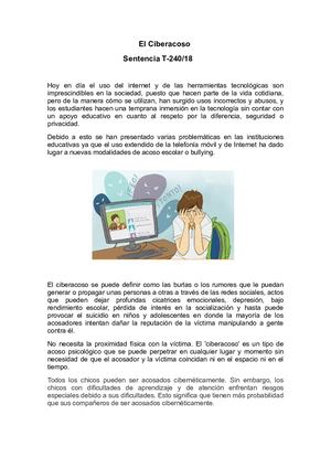 El Ciberacoso Angely