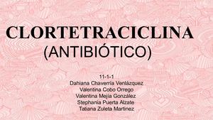 11 1 1 Clortetraciclina (Antibiótico)