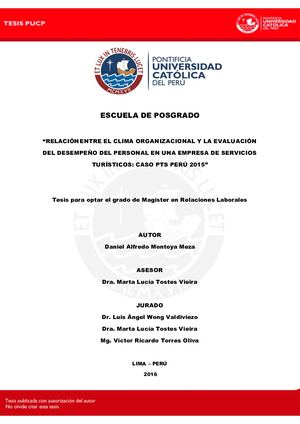 Montoya Meza Daniel Relación
