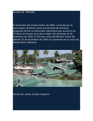 Sunami De Tailandia