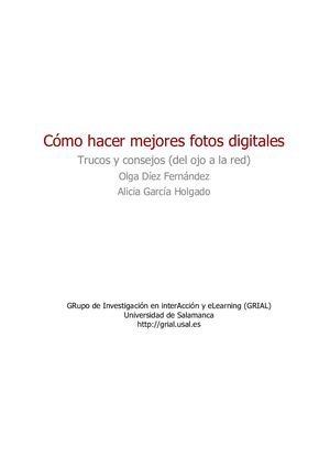 Como Hacer Mejores Fotos Digitales