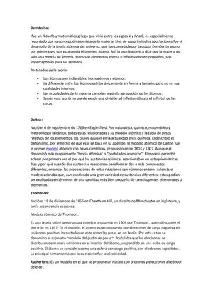 La evolución del átomo