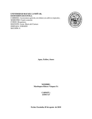 Ácidos y bases, Ing MArdo