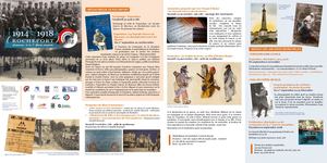 Dépliant Centenaire 14-18  / programme 2018