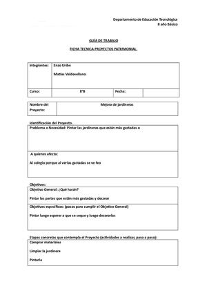 Copia De U3 Clase18 Guía10 Ficha Tecnica