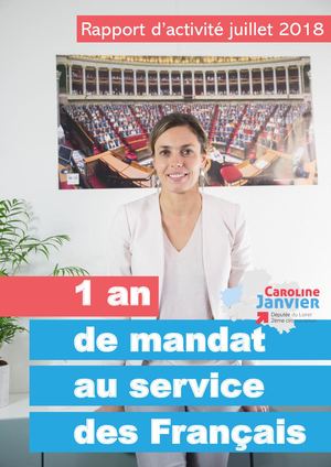 Rapport d'Activité 2018 Caroline Janvier