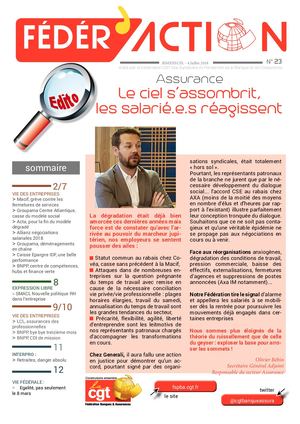 FÉDÉR'ACTION N°23 - JUILLET 2018