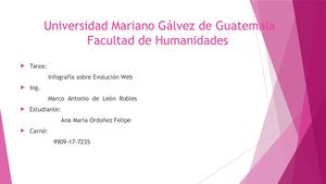 Infografia Evolucion Web