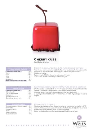 Recette Cherry Cube Li Chu