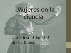 Cientifico 20 Mujeres De Ciencia
