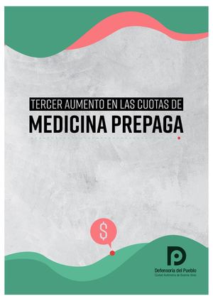 Tercer aumento en las cuotas de medicina prepaga