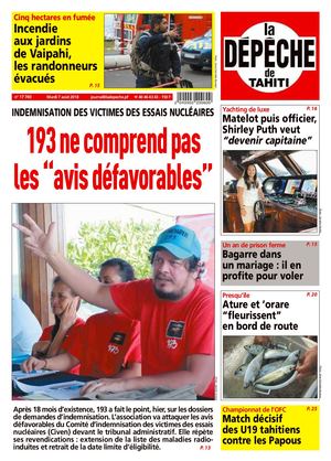 La Dépêche Du 07 Août 2018