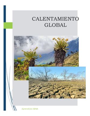 Calentamiento Global Aprendiz SENA