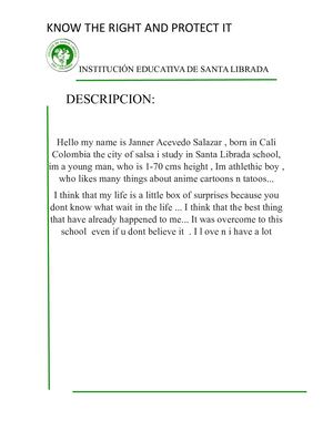 Institución Educativa De Santa Librada 120