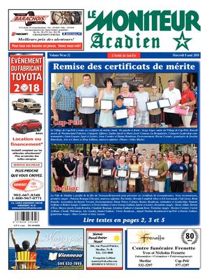 Moniteur Acadien 8 Aout