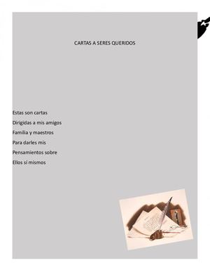 Cartas A Seres Queridos