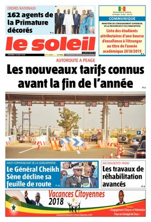 Edition Du 10 Aout 2018