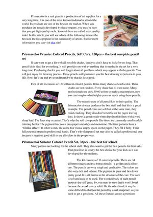Best Prismacolor Pencils