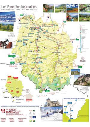 Carte Des Pyrenees Bearnaises 2018 Version Web