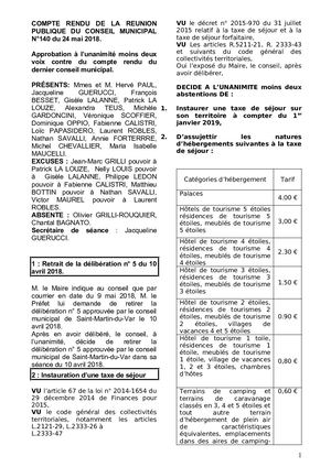 Conseil n° 140 du 24 Mai 2018