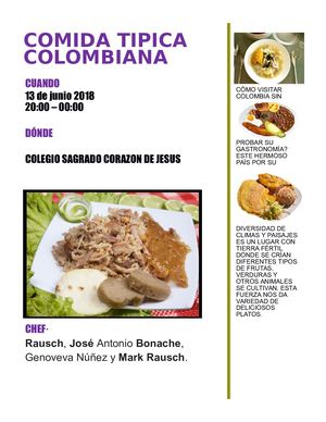 comida típica de Colombia