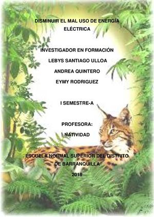 disminuir el mal uso de energía electrica