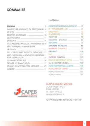 Guide des professionnels batiment 2018 2019